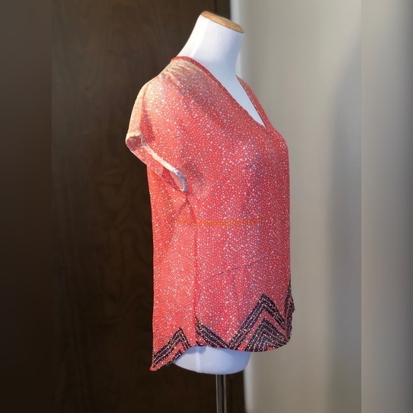 COPY - Colorful geometric RENEEC. Blouse - Picture 4 of 5